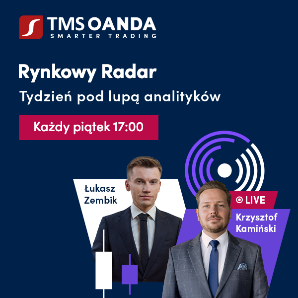 Rynkowy Radar. Tydzień pod lupą analityków OANDA TMS. Zapisz się na bezpłatny webinar!