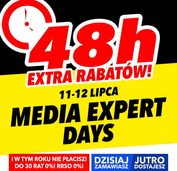 48h EXTRA RABATÓW! MEDIA EXPERT DAYS