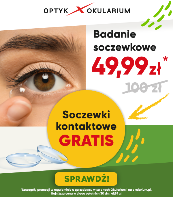 Badanie i soczewki za 49,99zł