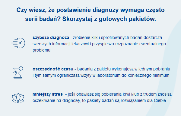 Szybsza diagnoza. Oszczędność czasu. Mniejszy stres.