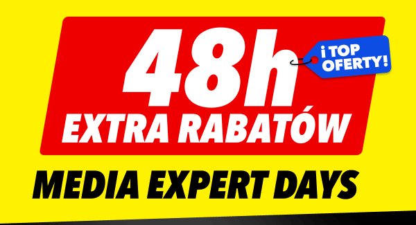 48 godzin extra rabatów i top oferty! Media Expert Days.
