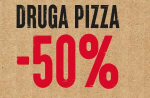 DRUGA PIZZA -50%